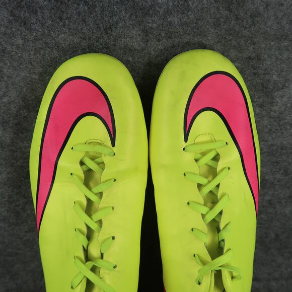 Nike Shoes Mens 11.5 Mercurial Victory V FG Soccer Cleats Volt Hyper Pink 2014 - Picture 7 of 11